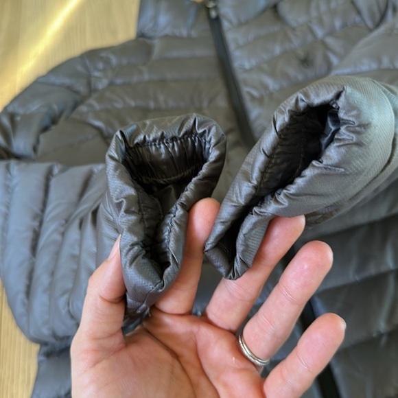 SPYDER women’s down jacket puffer Small Gray - Picture 3 of 9